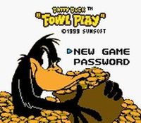 une photo d'Ã©cran de Daffy Duck - Un Tresor de Canard sur Nintendo Game Boy Color
